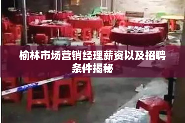 榆林市场营销经理薪资以及招聘条件揭秘