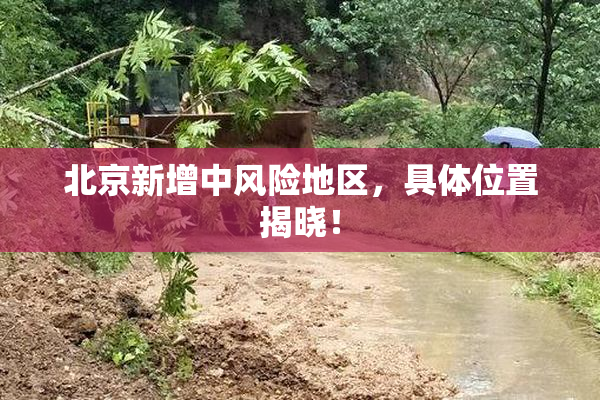 北京新增中风险地区，具体位置揭晓！