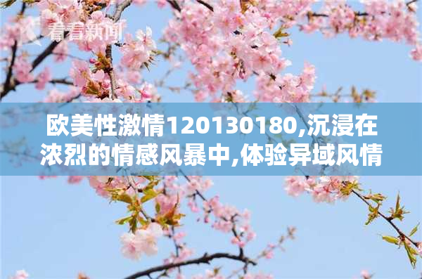 欧美性激情120130180,沉浸在浓烈的情感风暴中,体验异域风情的