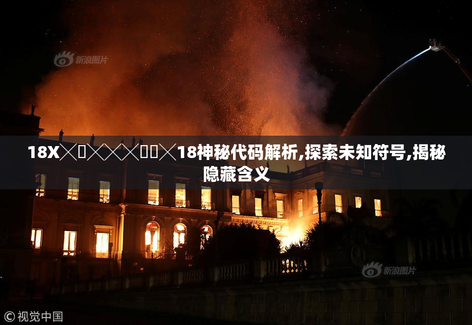 18X╳㐅╳╳╳乄㐅╳18神秘代码解析,探索未知符号,揭秘隐藏含义