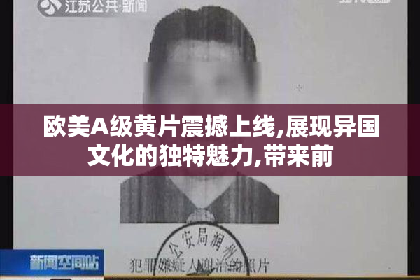 欧美A级黄片震撼上线,展现异国文化的独特魅力,带来前