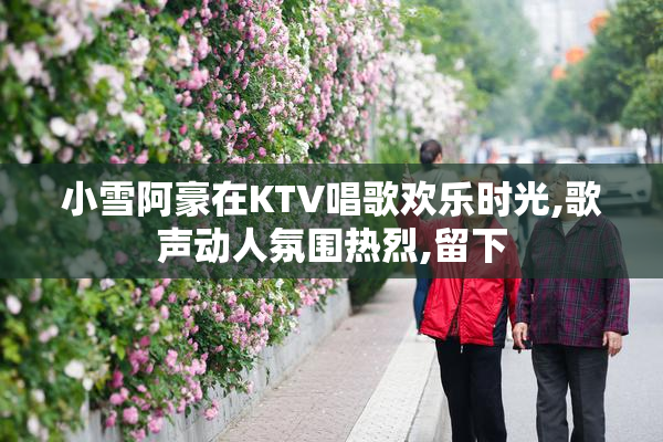 小雪阿豪在KTV唱歌欢乐时光,歌声动人氛围热烈,留下