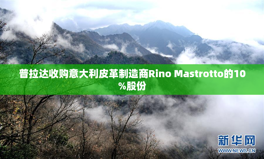 普拉达收购意大利皮革制造商Rino Mastrotto的10%股份