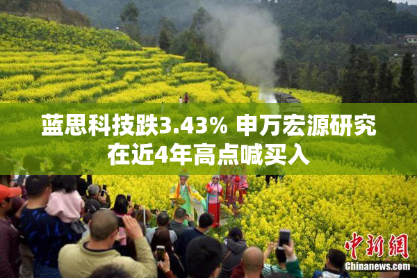 蓝思科技跌3.43% 申万宏源研究在近4年高点喊买入