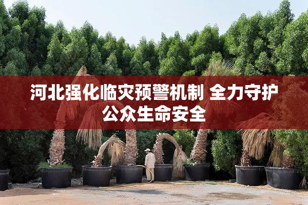 河北强化临灾预警机制 全力守护公众生命安全
