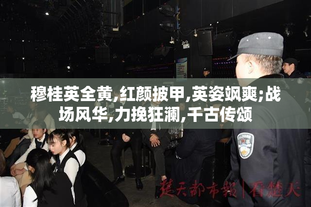 穆桂英全黄,红颜披甲,英姿飒爽;战场风华,力挽狂澜,千古传颂
