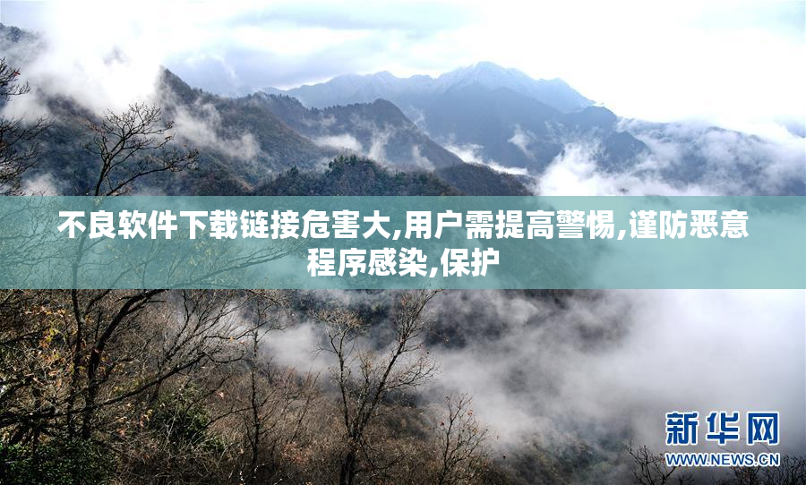 不良软件下载链接危害大,用户需提高警惕,谨防恶意程序感染,保护