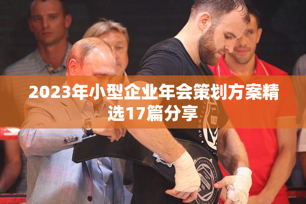 2023年小型企业年会策划方案精选17篇分享