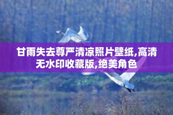 甘雨失去尊严清凉照片壁纸,高清无水印收藏版,绝美角色