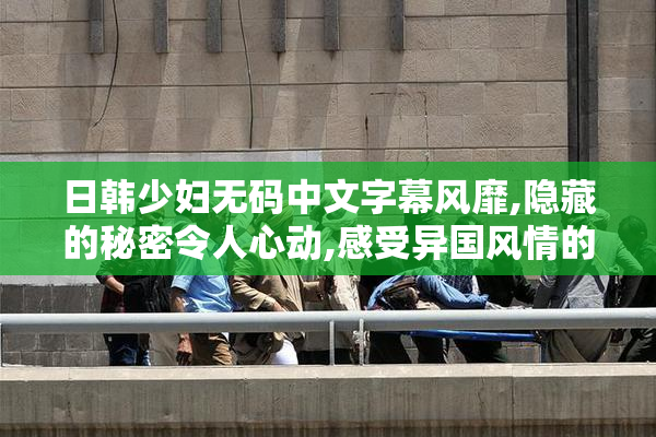 日韩少妇无码中文字幕风靡,隐藏的秘密令人心动,感受异国风情的