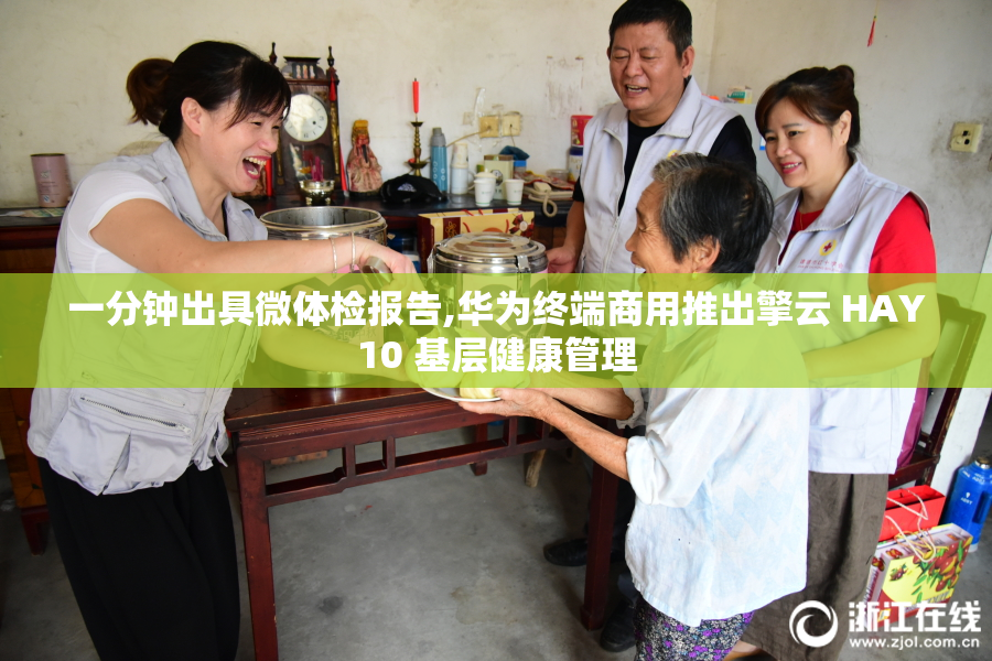 一分钟出具微体检报告,华为终端商用推出擎云 HAY10 基层健康管理