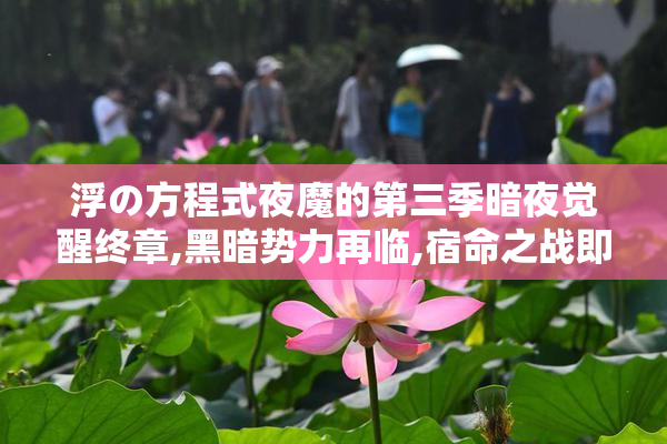 浮の方程式夜魔的第三季暗夜觉醒终章,黑暗势力再临,宿命之战即将