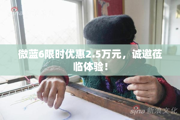 微蓝6限时优惠2.5万元，诚邀莅临体验！