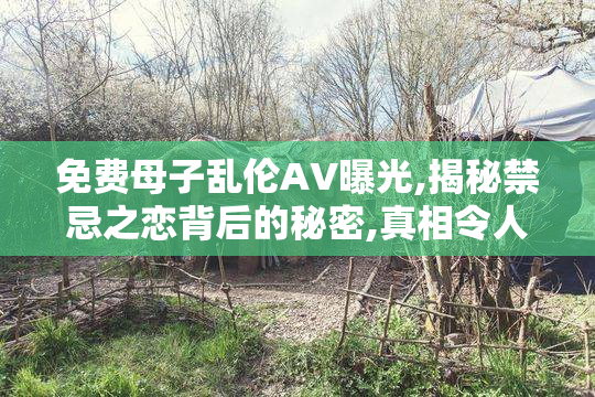 免费母子乱伦AV曝光,揭秘禁忌之恋背后的秘密,真相令人