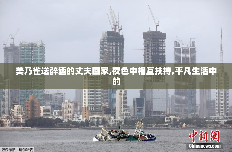 美乃雀送醉酒的丈夫回家,夜色中相互扶持,平凡生活中的