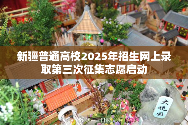 新疆普通高校2025年招生网上录取第三次征集志愿启动