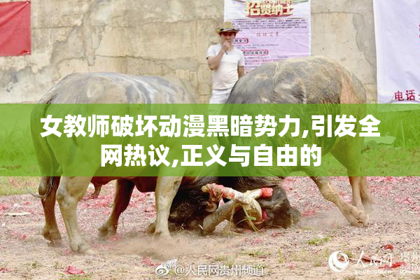 女教师破坏动漫黑暗势力,引发全网热议,正义与自由的