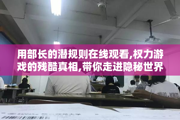 用部长的潜规则在线观看,权力游戏的残酷真相,带你走进隐秘世界