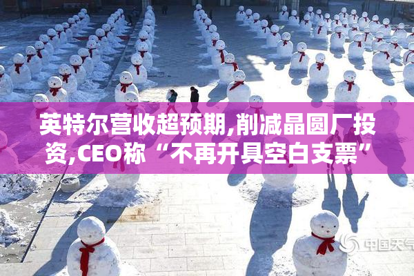 英特尔营收超预期,削减晶圆厂投资,CEO称“不再开具空白支票”