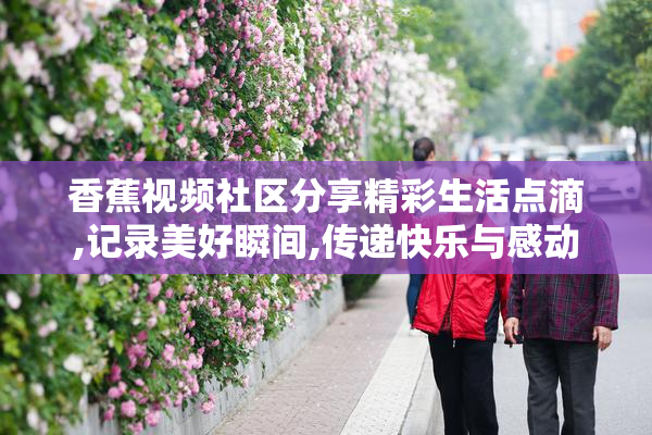 香蕉视频社区分享精彩生活点滴,记录美好瞬间,传递快乐与感动