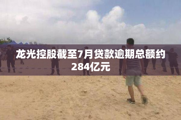 龙光控股截至7月贷款逾期总额约284亿元