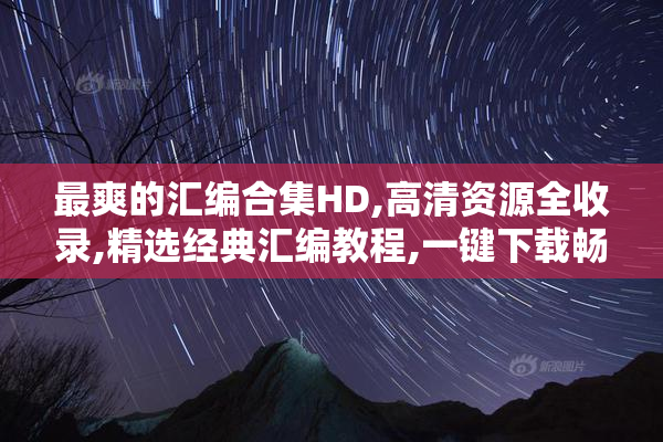 最爽的汇编合集HD,高清资源全收录,精选经典汇编教程,一键下载畅快