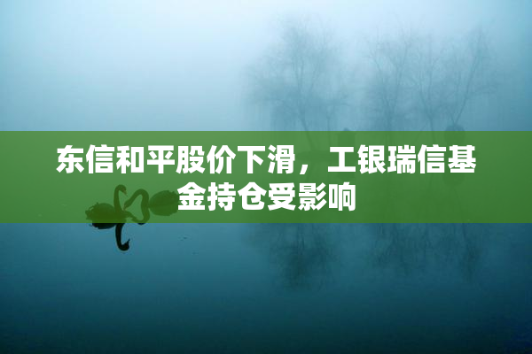 东信和平股价下滑，工银瑞信基金持仓受影响