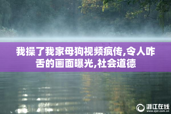 我操了我家母狗视频疯传,令人咋舌的画面曝光,社会道德