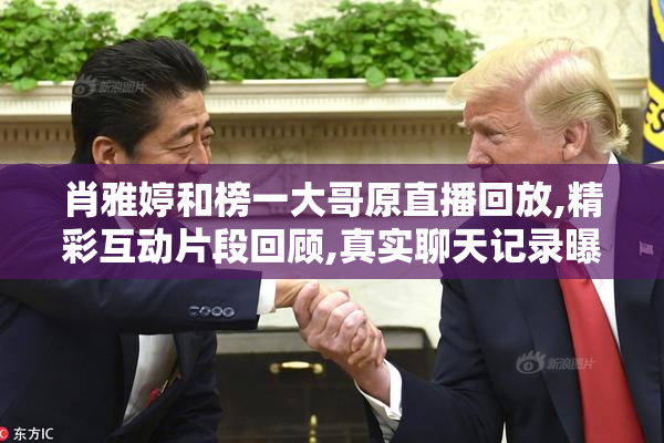 肖雅婷和榜一大哥原直播回放,精彩互动片段回顾,真实聊天记录曝光