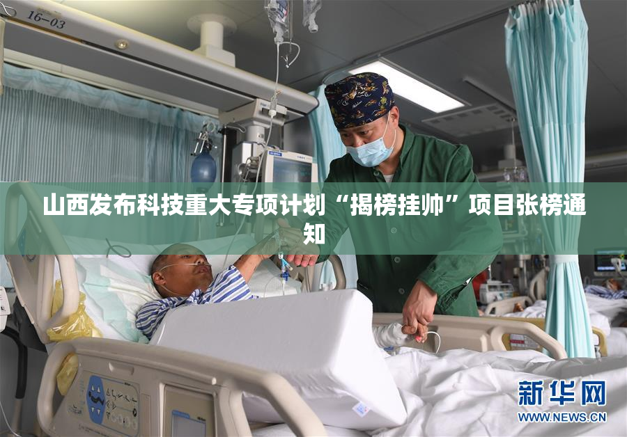 山西发布科技重大专项计划“揭榜挂帅”项目张榜通知