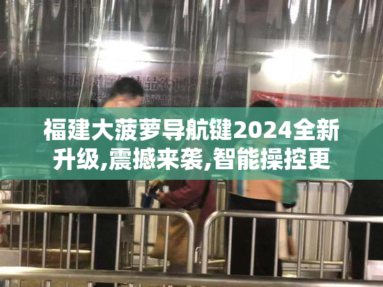 福建大菠萝导航键2024全新升级,震撼来袭,智能操控更