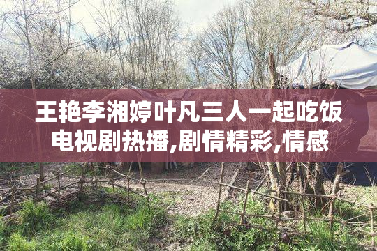 王艳李湘婷叶凡三人一起吃饭电视剧热播,剧情精彩,情感