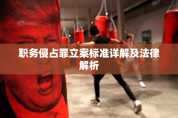 职务侵占罪立案标准详解及法律解析