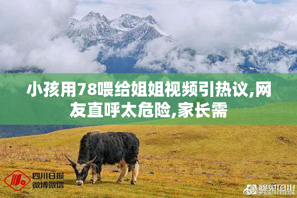 小孩用78喂给姐姐视频引热议,网友直呼太危险,家长需