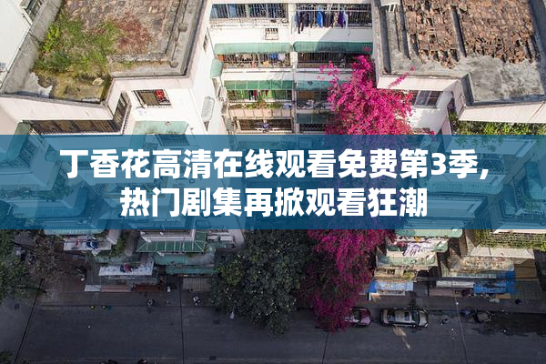 丁香花高清在线观看免费第3季,热门剧集再掀观看狂潮