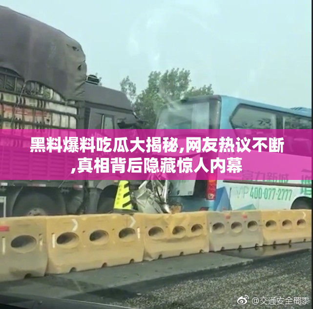 黑料爆料吃瓜大揭秘,网友热议不断,真相背后隐藏惊人内幕