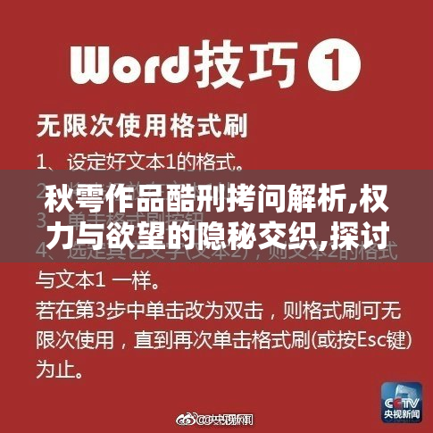 秋雩作品酷刑拷问解析,权力与欲望的隐秘交织,探讨BDSM