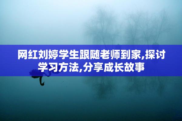 网红刘婷学生跟随老师到家,探讨学习方法,分享成长故事