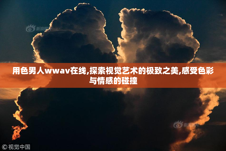 用色男人wwav在线,探索视觉艺术的极致之美,感受色彩与情感的碰撞
