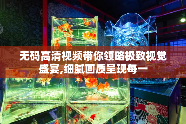 无码高清视频带你领略极致视觉盛宴,细腻画质呈现每一