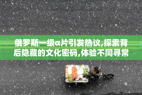俄罗斯一级α片引发热议,探索背后隐藏的文化密码,体验不同寻常的