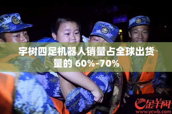 宇树四足机器人销量占全球出货量的 60%-70%