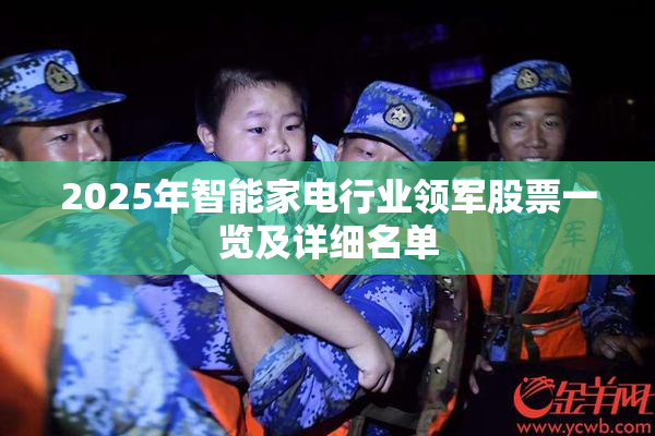 2025年智能家电行业领军股票一览及详细名单