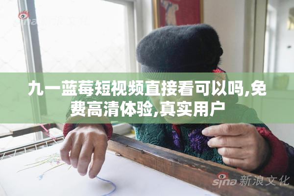 九一蓝莓短视频直接看可以吗,免费高清体验,真实用户