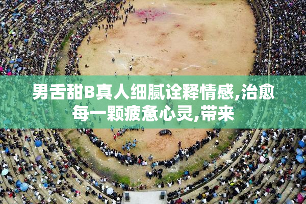 男舌甜B真人细腻诠释情感,治愈每一颗疲惫心灵,带来