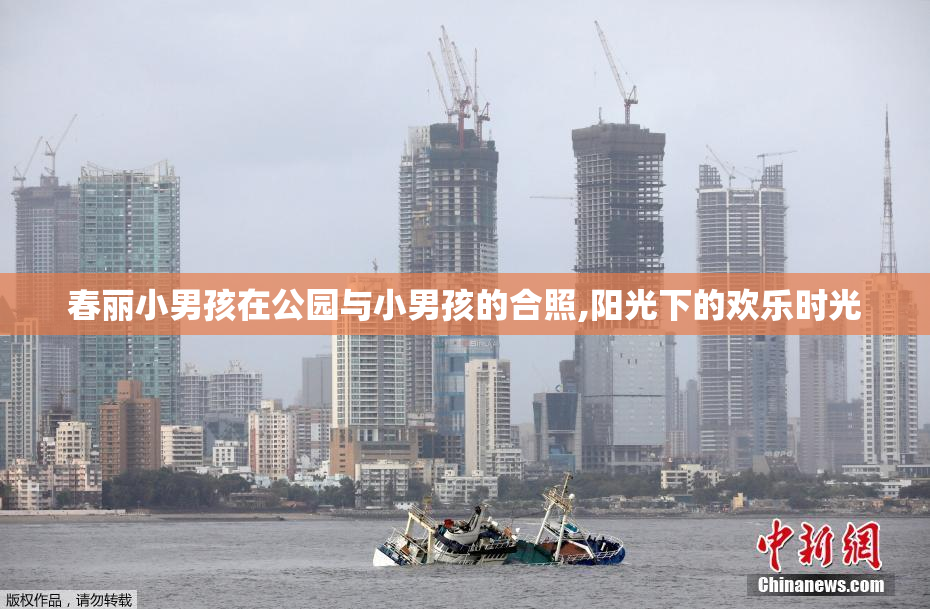 春丽小男孩在公园与小男孩的合照,阳光下的欢乐时光