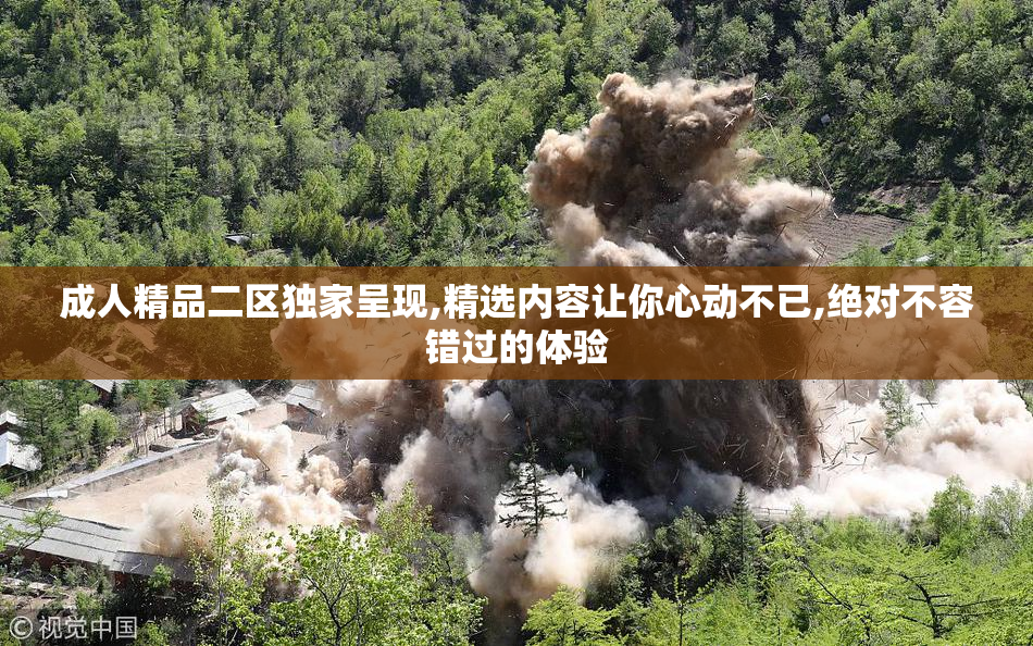 成人精品二区独家呈现,精选内容让你心动不已,绝对不容错过的体验
