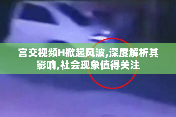 宫交视频H掀起风波,深度解析其影响,社会现象值得关注