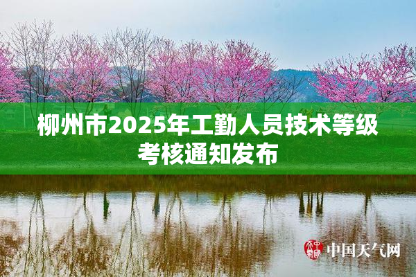柳州市2025年工勤人员技术等级考核通知发布