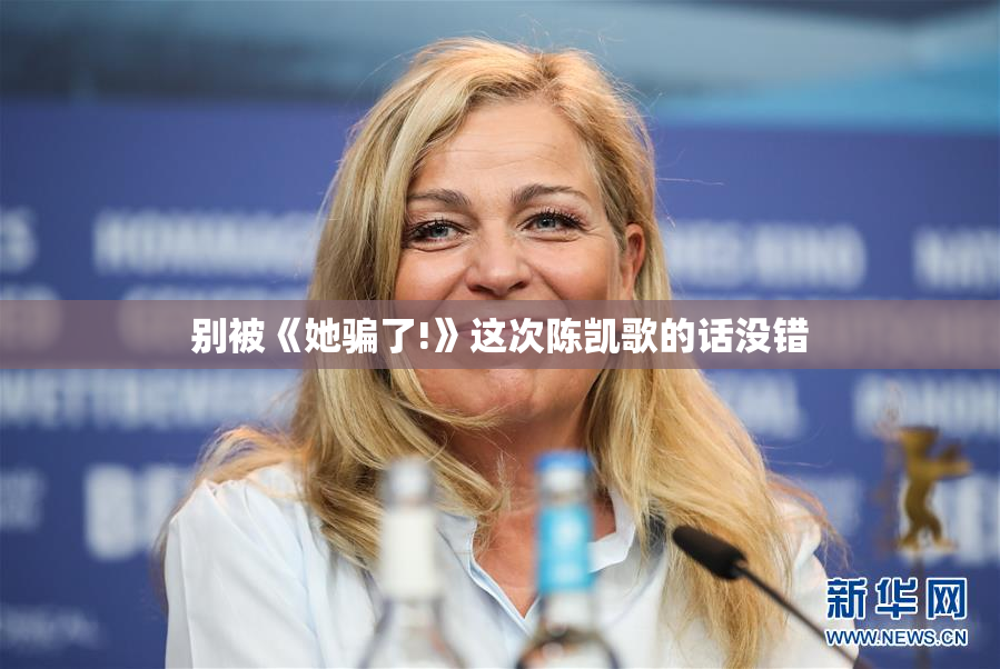 别被《她骗了!》这次陈凯歌的话没错